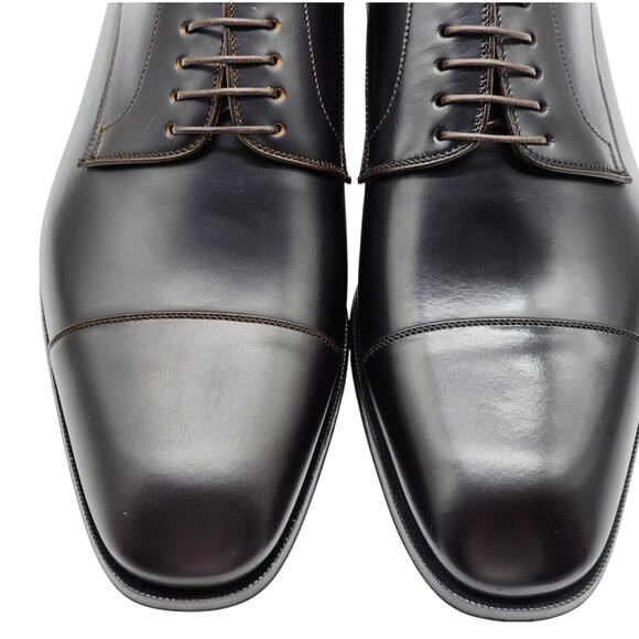 Christian Louboutin Cortomale Derby Shoes - Leather - Brown - 40.5 7.5 $995 - Picture 14 of 14